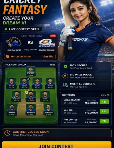T20odds (cricket betting odds) fantasy cricket & matchday visual 3